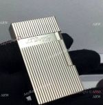 Superior Quality Replica Dupont silver Lighter - Vertical stripes